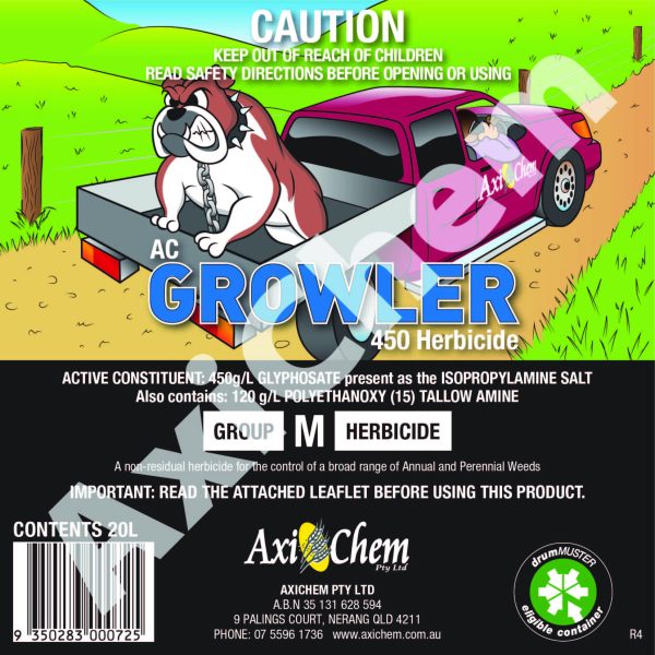 AC Growler 450 Herbicide 20L