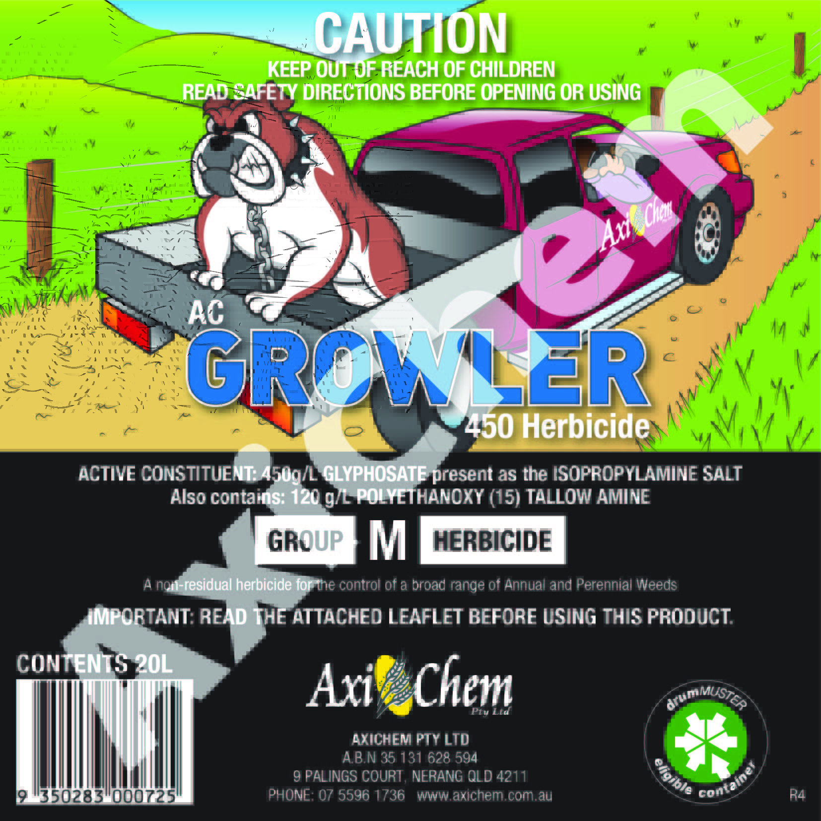 AC Growler 450 Herbicide 20L