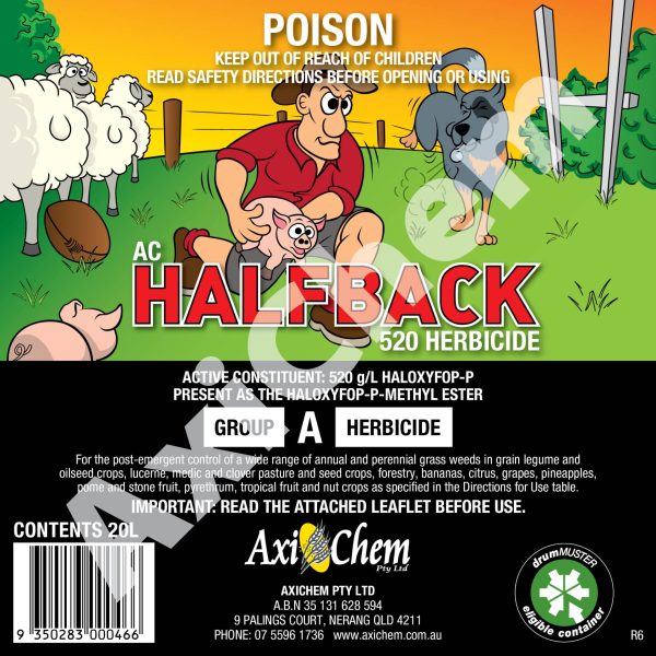 AC Halfback 520 Herbicide 20L