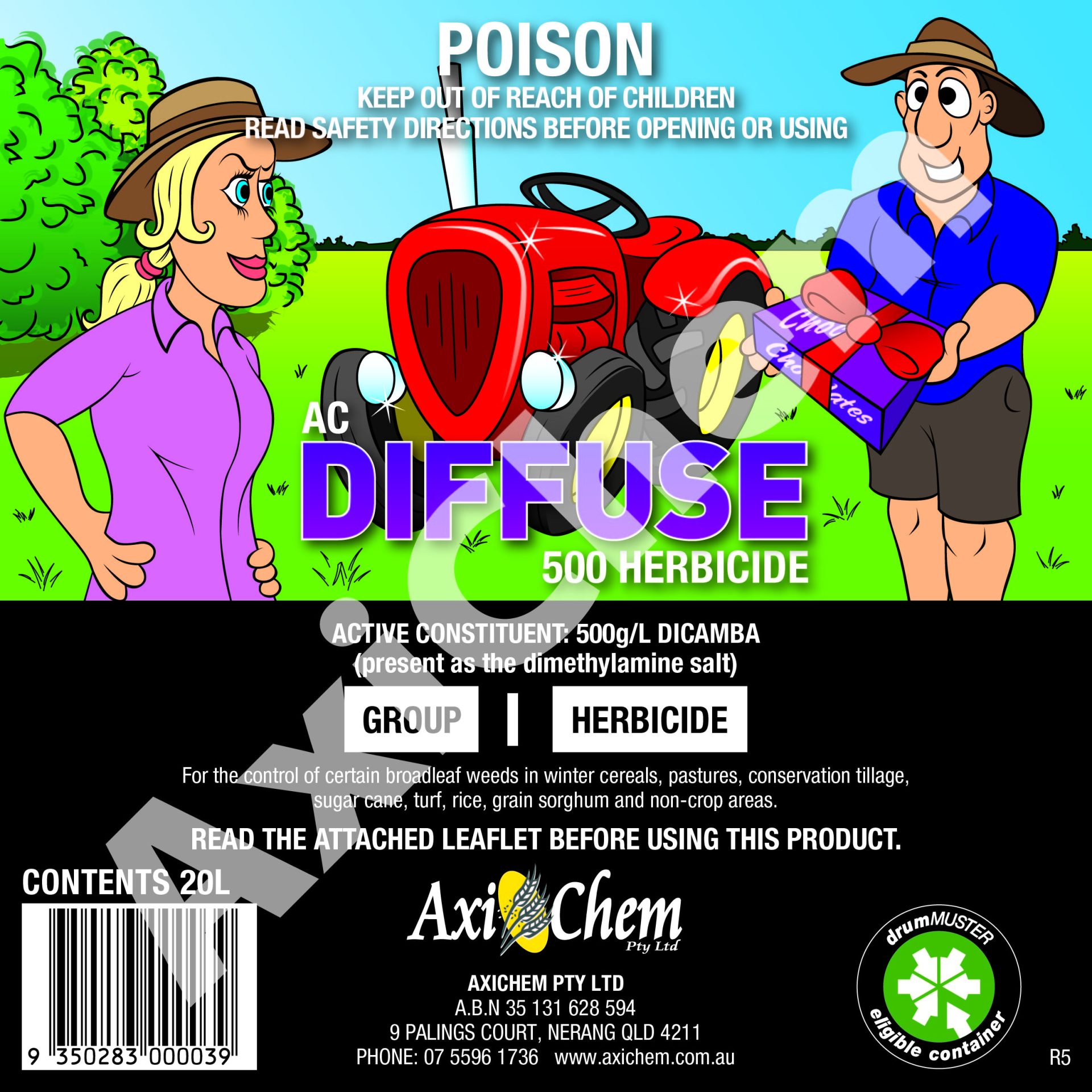 AC Diffuse 500 Herbicide 20L