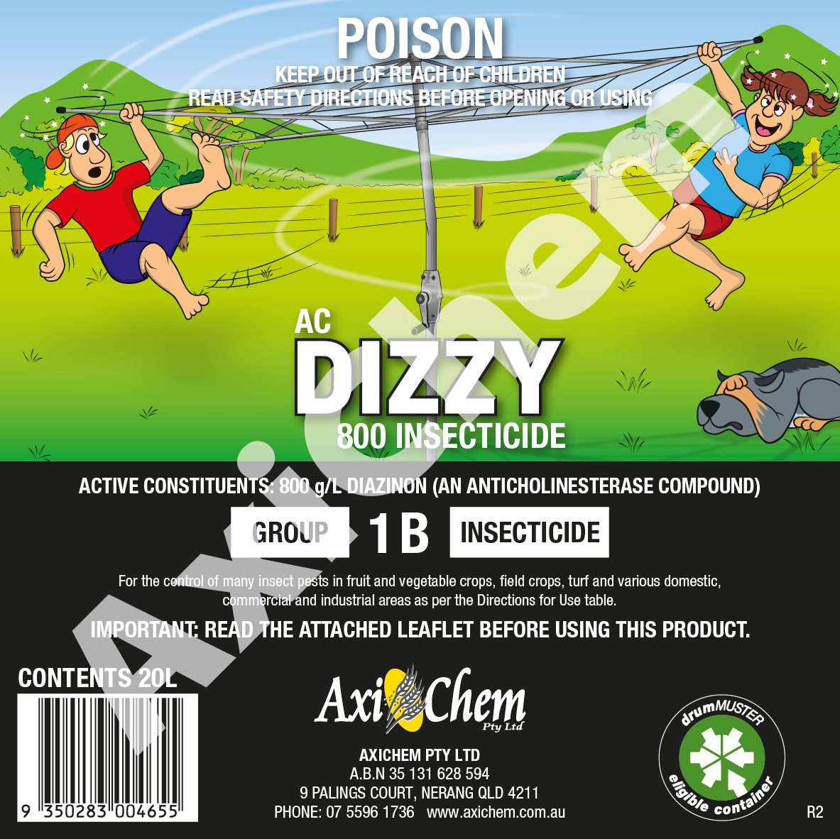 AC Dizzy 800 Insecticide 20L
