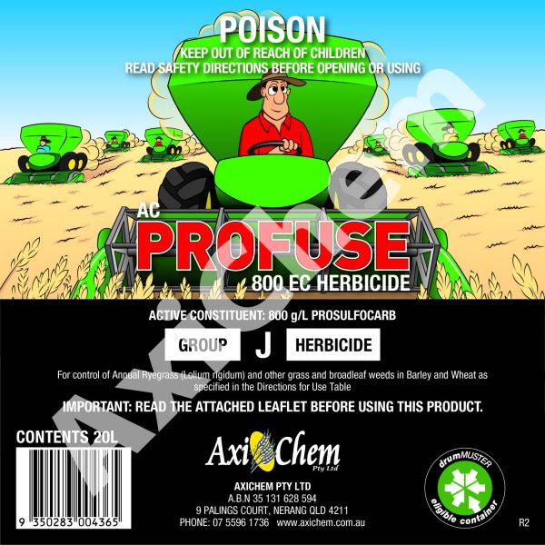 AC Profuse 800 EC Herbicide 20L