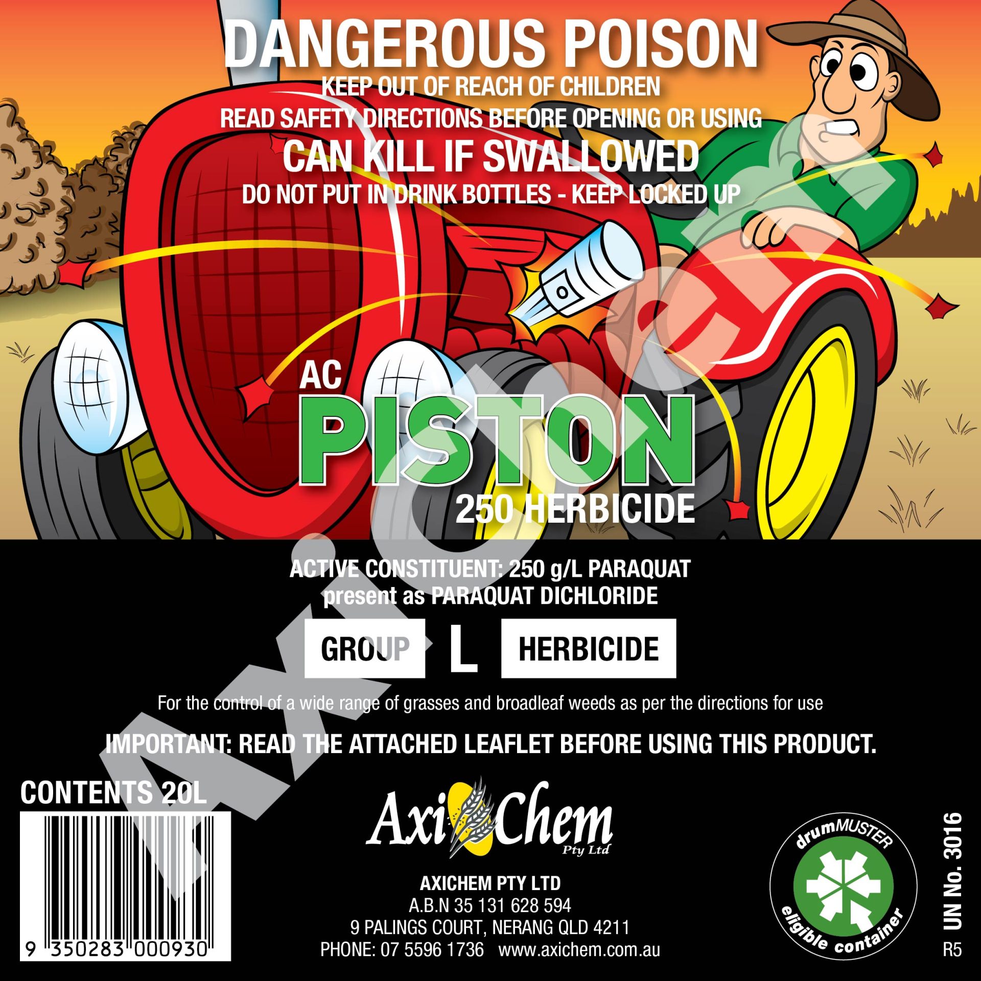 AC Piston 250 Herbicide 20L