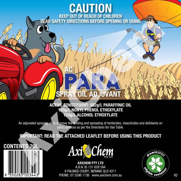 AC Para Spray Oil Adjuvant 20L