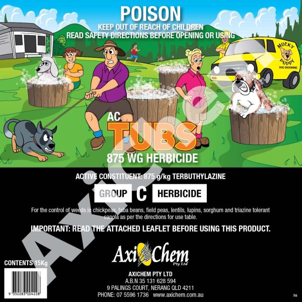 AC Tubs 875 WG Herbicide 15kg Bag