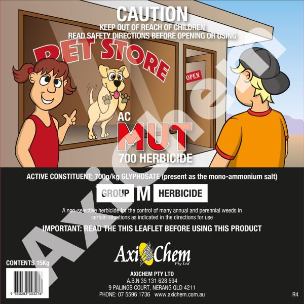 AC Mut 700 Herbicide 15Kg